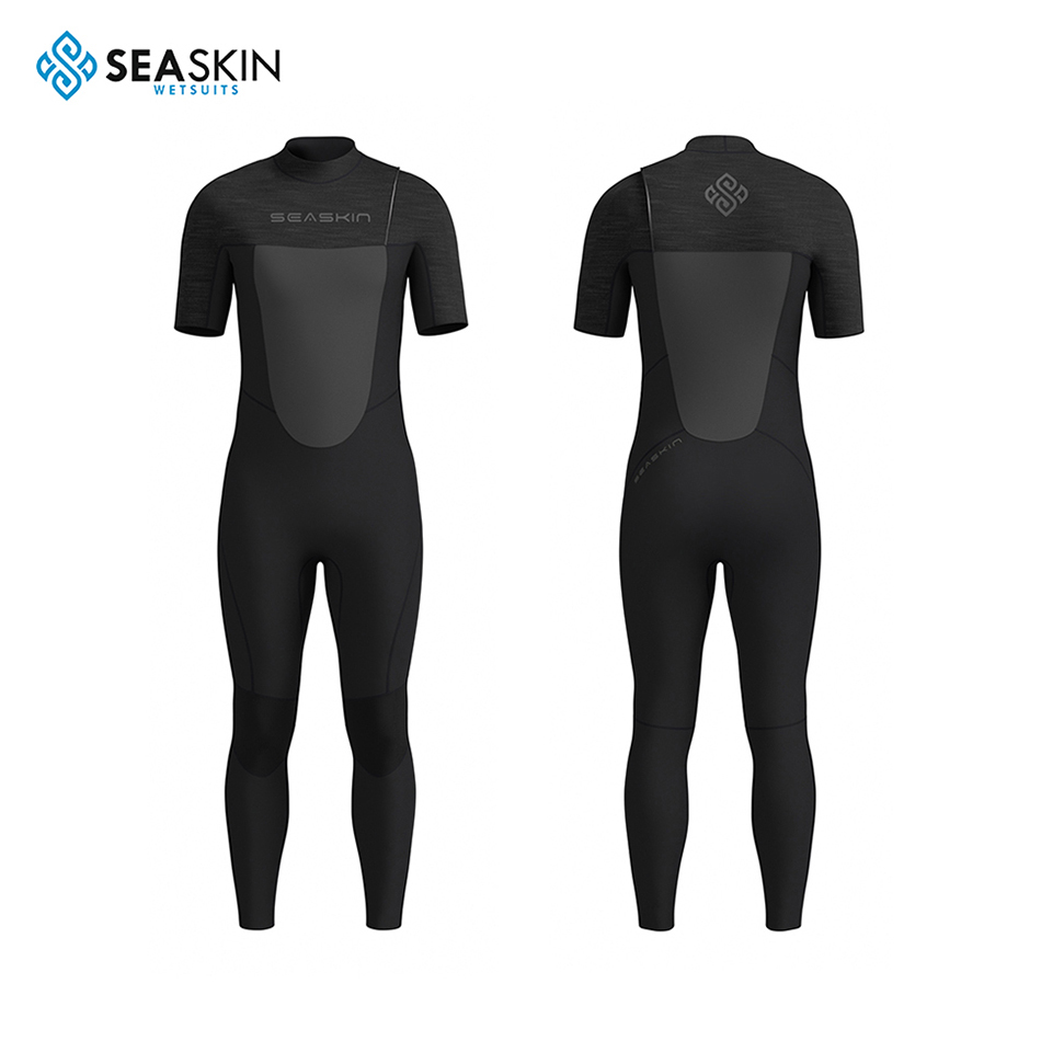 Seaskin -Surfenanzug 2 mm Neoprene Reißverschluss ohne Springsuit