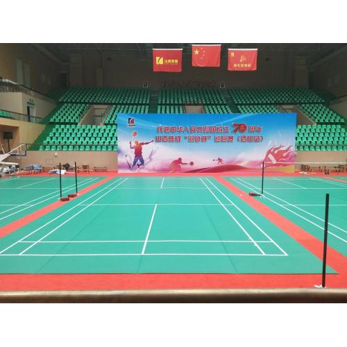 Revêtement de sol sportif de badminton en PVC approuvé par BWF