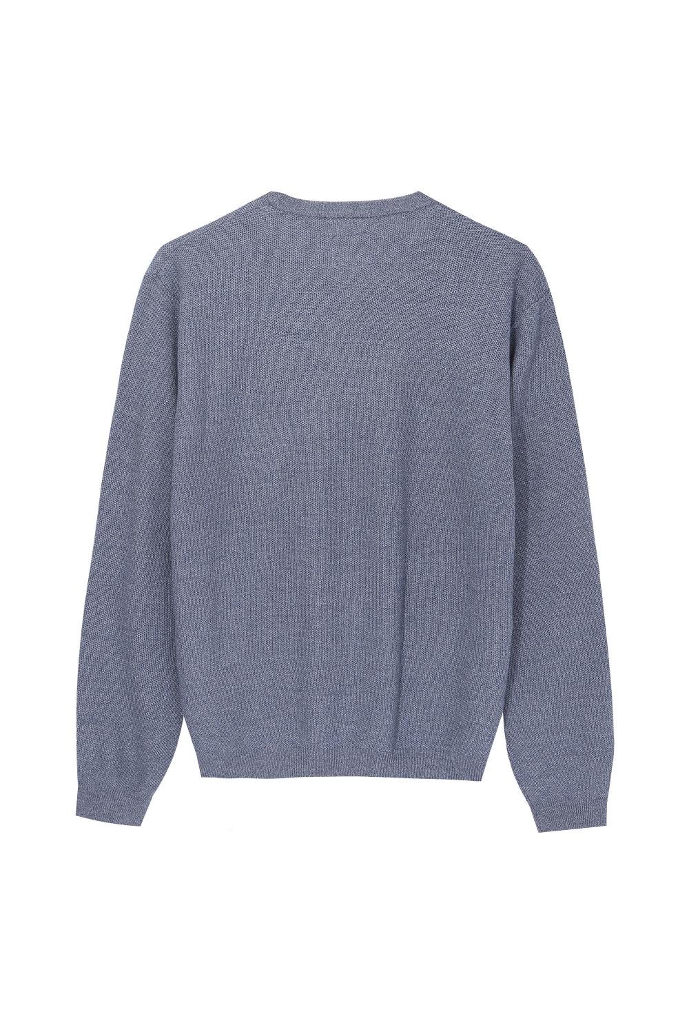 Pullover girocollo oversize lavorato a maglia da uomo