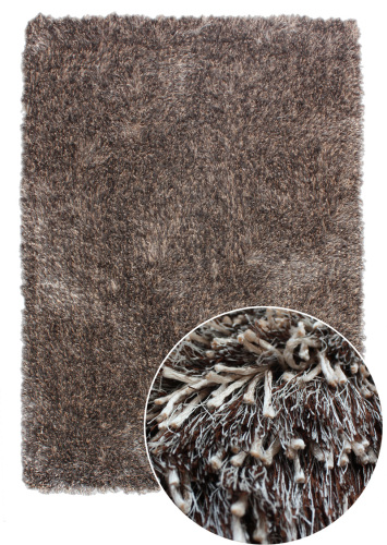 Thick and Viscose Shaggy Rug mix color