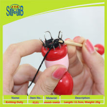 factory sale wood material rope knitting loom from China