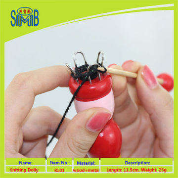 factory sale wood material rope knitting loom from China