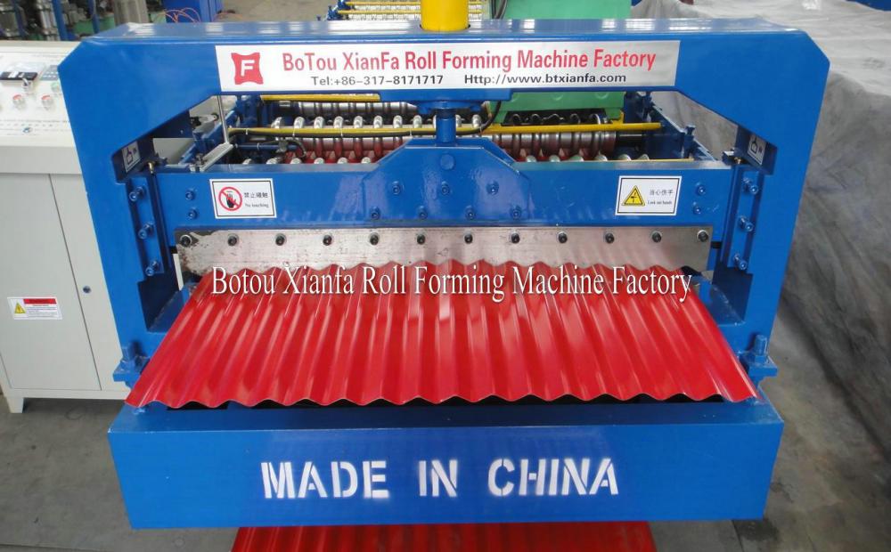 Color Steel Thin Plate Hydraulic Roofing Corrugated Sheet Forming Machine