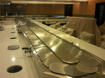 Low noise hot pot conveyor belt