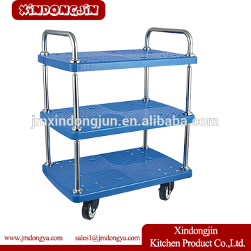 HP-6 trolley kitchen, plastic serving cart, serving trolley