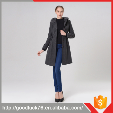 European Women Feather Down Winter Coat Woman Long Leather Coat