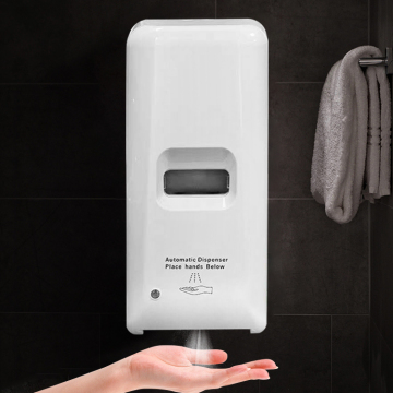 White Plastic Infrared Sensor Soap Dispenser