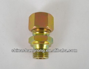 straight Pipe connector straight male tube fitting