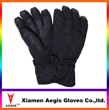 men black leather gloves with adjustable strap cheap leather gloves for men