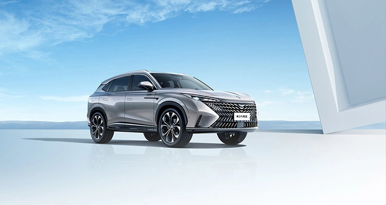 Roewe Erx5 Electric Car Grey Cheap Hybrid SUV Low Petrol Cost Luxury Interior New Energy Gas Car Transporter