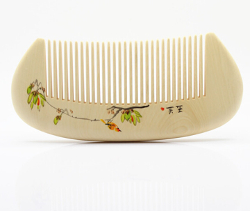 Wedding Gift Boxwood Wooden Comb in High Quality