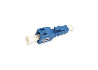 Male to Female Singe-mode LC / UPC Fiber Optic Attenuator ,