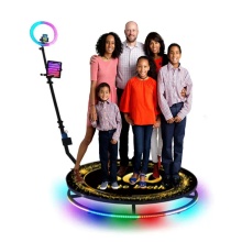 360° Photo Booth with LED Magic: Automatic Video Photobooth Solution
