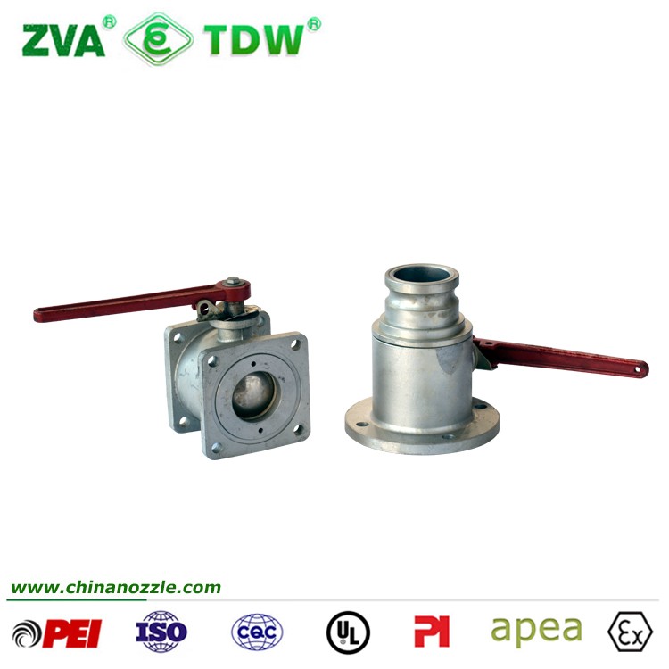 High Quality Discharge Ball Valve with Square Flange