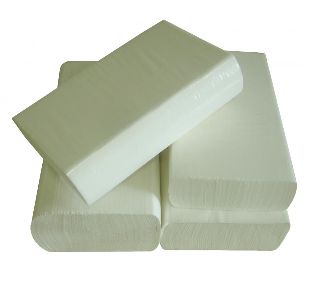 Toalhas de papel multifoldas brancas de 1 dobra