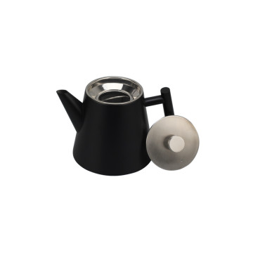 Double wall stainless steel tea pot