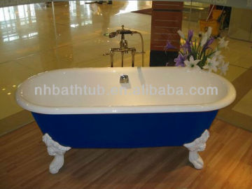 double ended cast iron bathtub/cleaning bathtub/luxury hotel bathtub