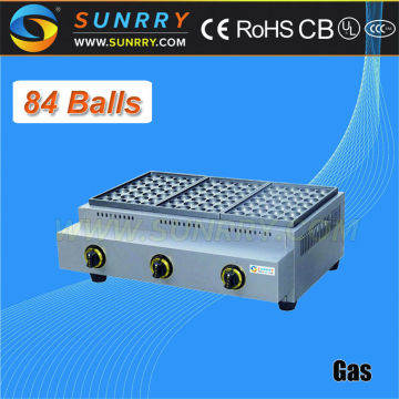 Gas cake baker for baking 84 ball per time gas cake baker machine (SUNRRY SY-FB84G)