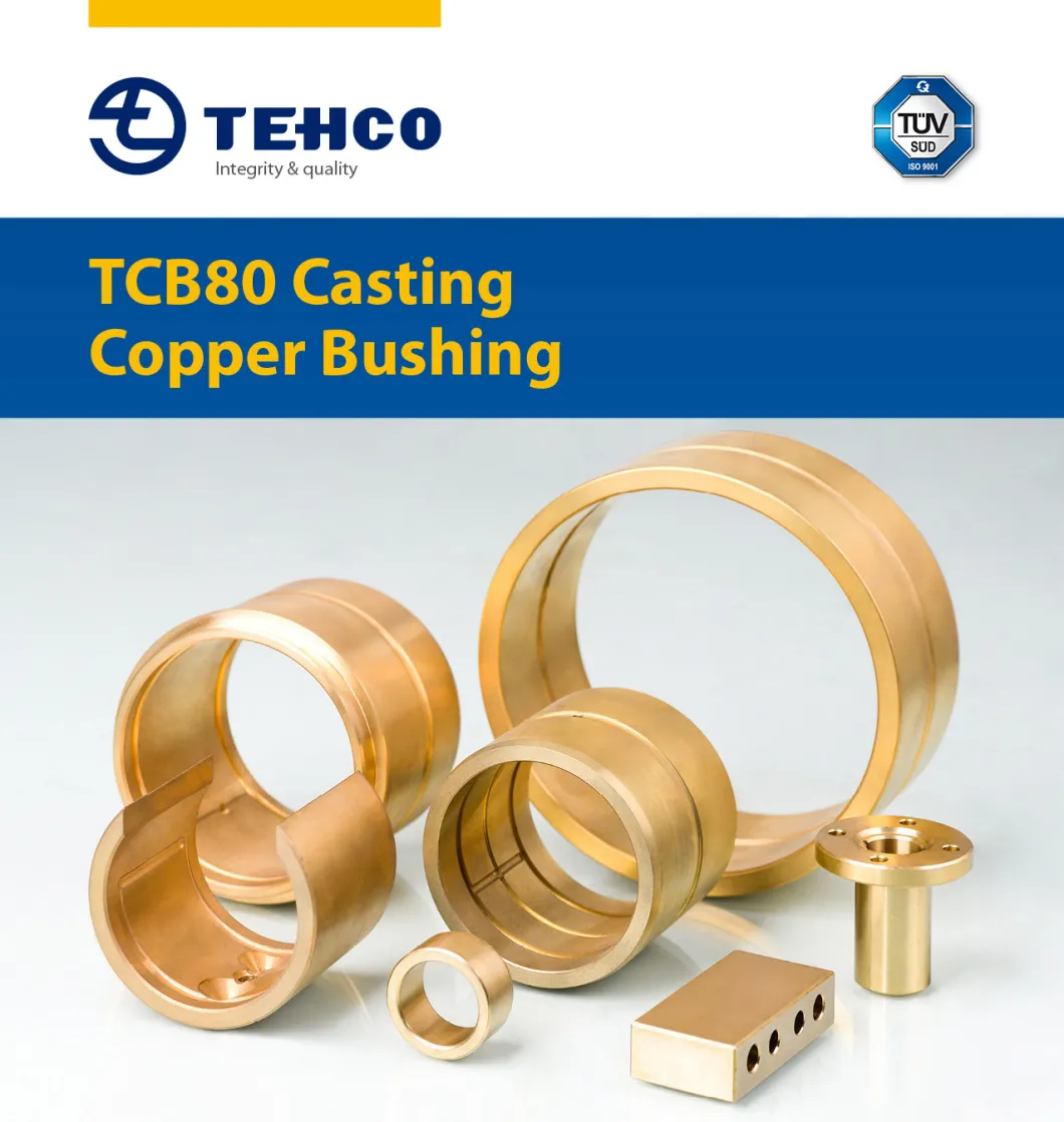 Oil Groove Brass Bushing Flange Copper Sleeve