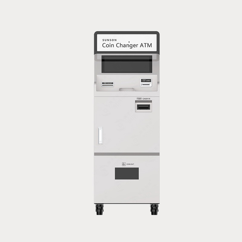 آلة موزع الأوراق النقدية مع وحدة العملات المعدنية