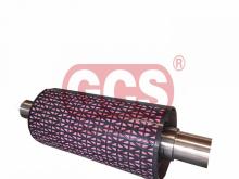 Large Rubber Rol  Ceramic prism roller  Rhombus Key General Assembly drum