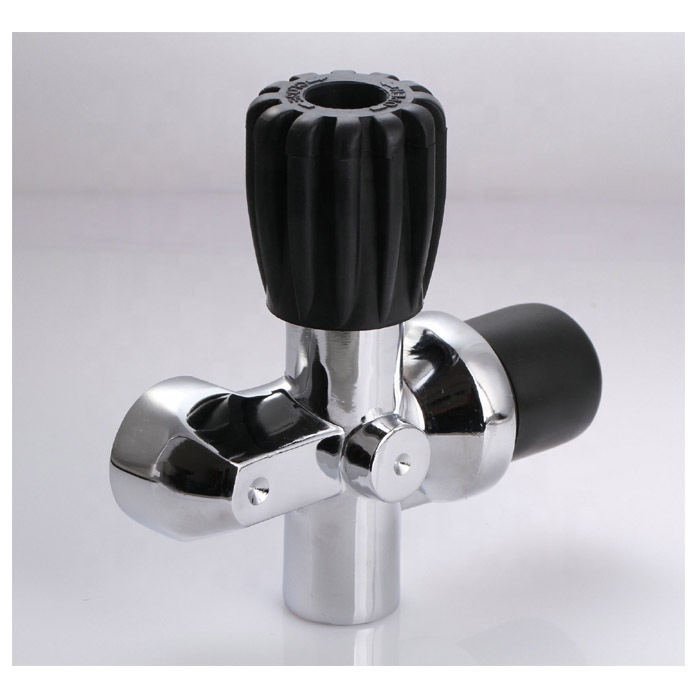 Black diving tank vent valve aluminium valve high quality 200 BAR