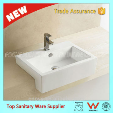 item 8127B ovs china sanitary ware semi recessed basin sink