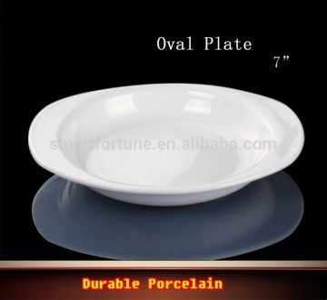 Oval Deep Soup Plate Porcelain Soup Dinner Chafing Dishes