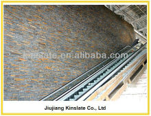 Natural Black with Rustic Slate Stacked Stone Tiles