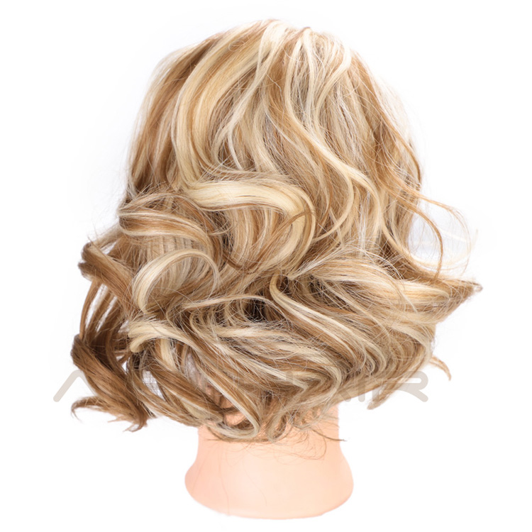 Aisi Hair Drawstring Ponytail Wrap Hairpieces Short Curly Clip In Ponytail Hair Extension Synthetic Hairpiece for Women