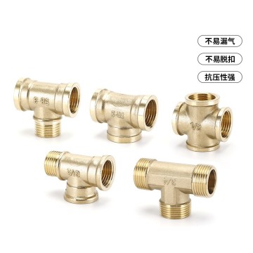 Copper and Brass Tees: Internal, External, and Union Fittings