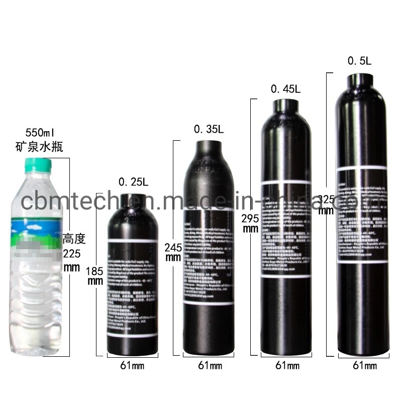 High Quality CO2 Paintball Gas Cylinders Pcp Air Tanks