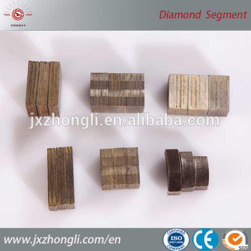 china manufacturer diamond segment for 2500mm saw blade granite cutting