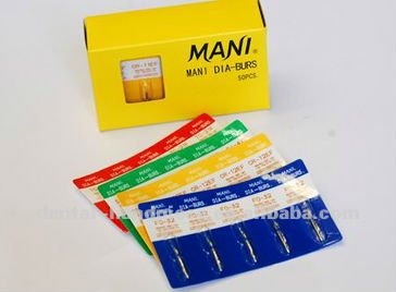 Dental bur 5pc/borad MANI for selling / dental diamond burs / mani dia burs