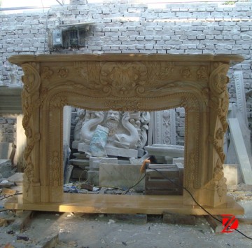 artificial stone fireplace surround