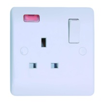 13A Switched Socket Double Pole W/Neon