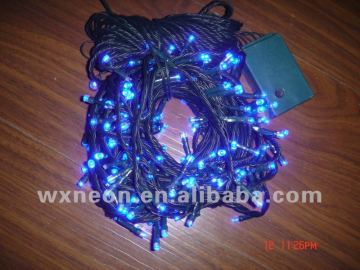blue black twinkle light with controller