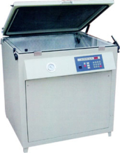 Vacuum plate burning machine