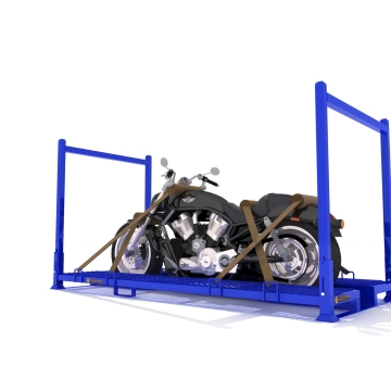 Foldable Stack Rack for Motorcycles