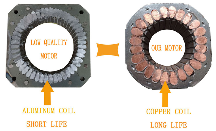 Zhongshan high perfomance 120W 115V/208-230V Multiple Horse Power Condenser Motor, Fan and blower Motor