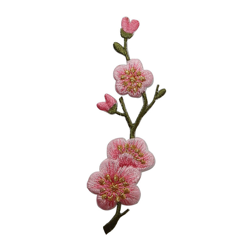 Pink Cherry Blossoms Buds Patch