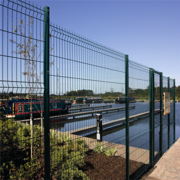 Cheap Curved Sheet Metal Wire Mesh Fencing