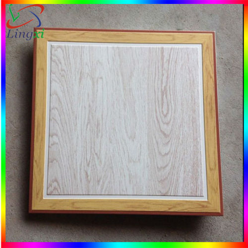 2014 factory hot sale wood grain aluminum ceiling