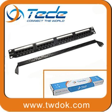 RJ45 Shielded Patch Panel Cat 6 8P8C Patch Panel