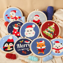 Wholesale Colorful Festival DIY Punch Needle Kits for Christmas