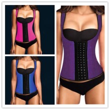 Hot sales Sexy women slimming corsets latex Waistcoat Underbust Corset