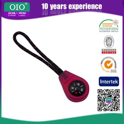 OIO Factory Promotional Plastic Apparel Zipper Puller In Zipper