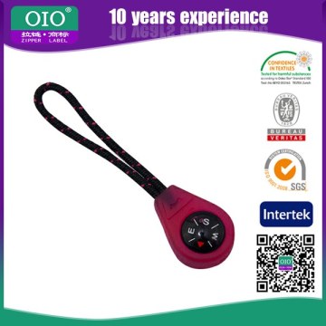 OIO Factory Sale Plastic Compass Zipper Puller For Sportswear