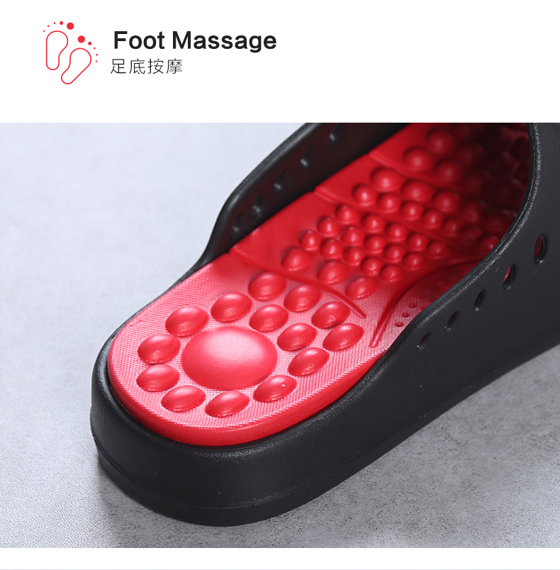 Popular Summer Health Care Acupressure Bathroom Pressure Points Rubber EVA Reflexology Massage Slipper