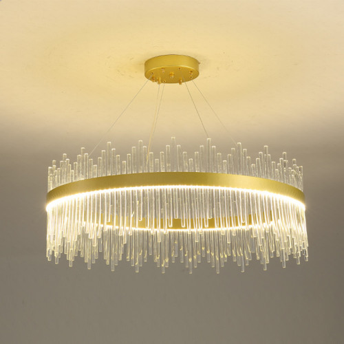 LEDER Beaded Crystal Chandeliers ງາມ